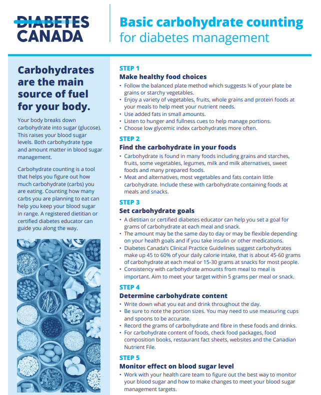Basic Carbohydrate Counting