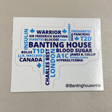 Banting House Stickers