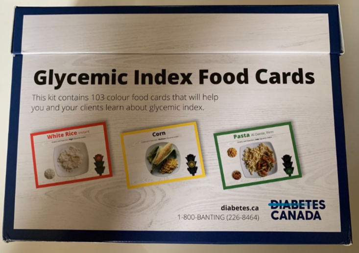 Glycemic Index Food Cards