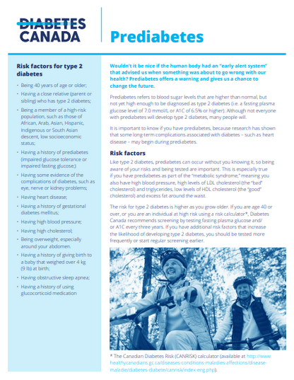 Prediabetes